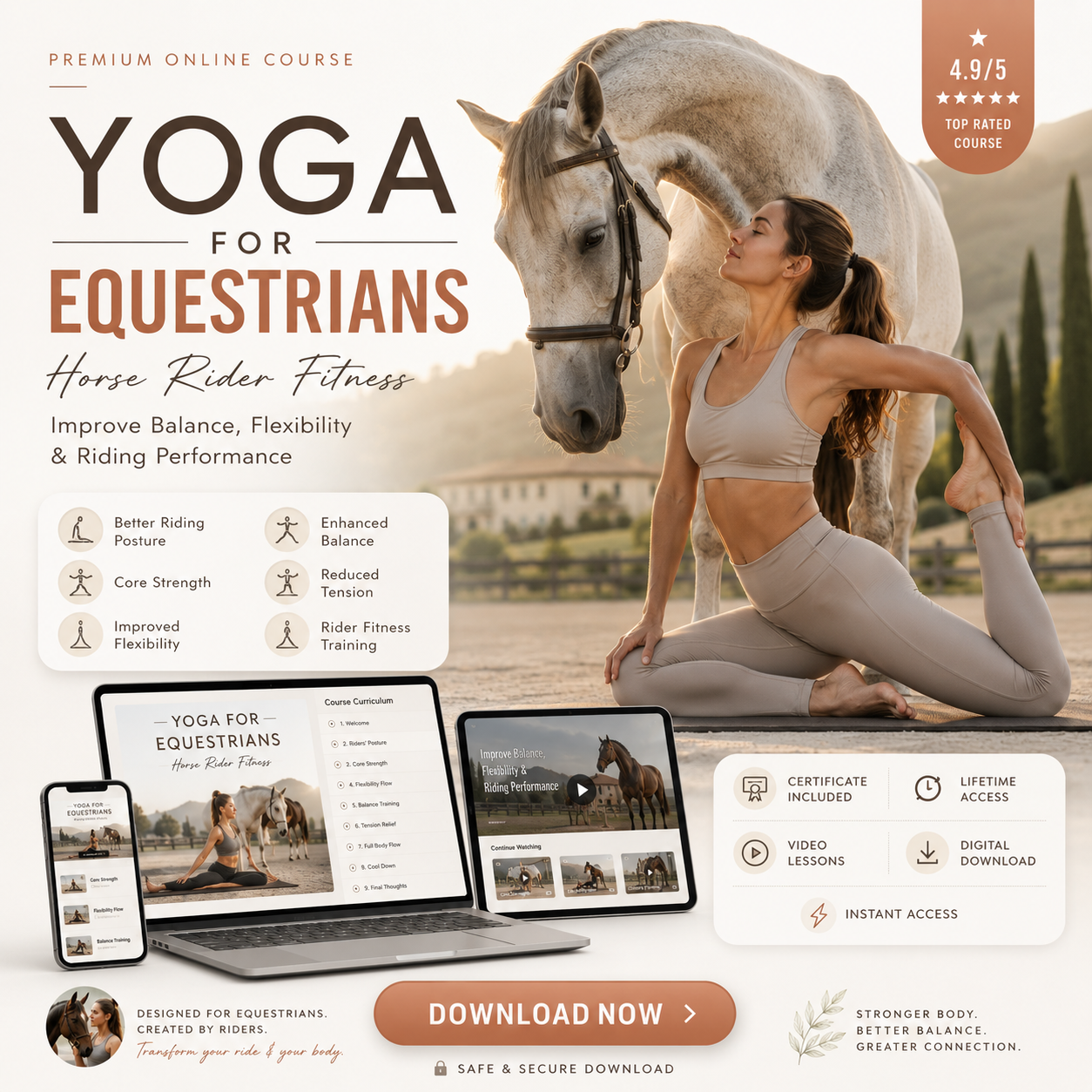 Yoga for Equestrians | Horse Rider Fitness